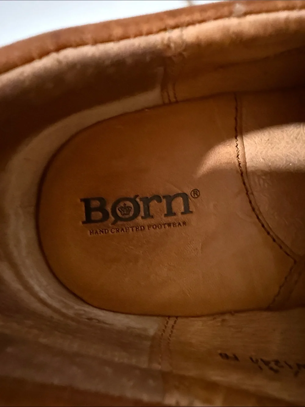 Born Sahara W1244 Brown Nubuck Leather Driving Oxford Moccasins